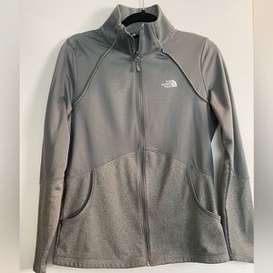 The North Face - Women’s Medium Lightweight Grey Zip Jacket
